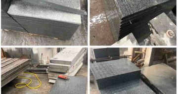 防城港 芝麻黑地铺石材