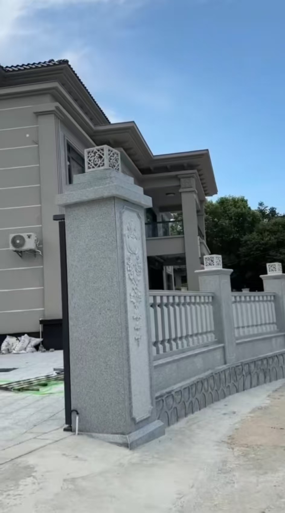 防城港 芝麻白别墅围墙栏杆，私人订制