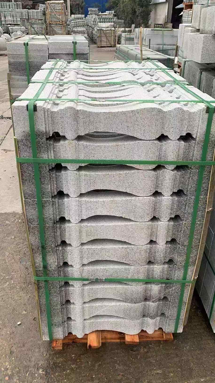 防城港 芝麻白方形拉丝面，栏杆花瓶柱