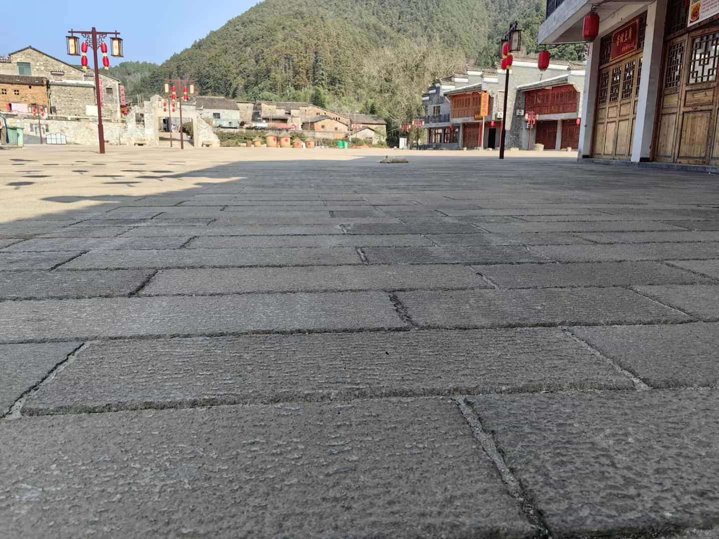 防城港仿古石铺装效果