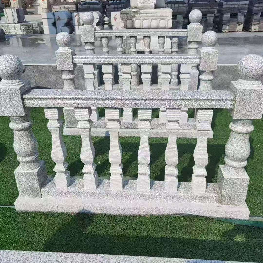 防城港 别墅石材栏杆特写