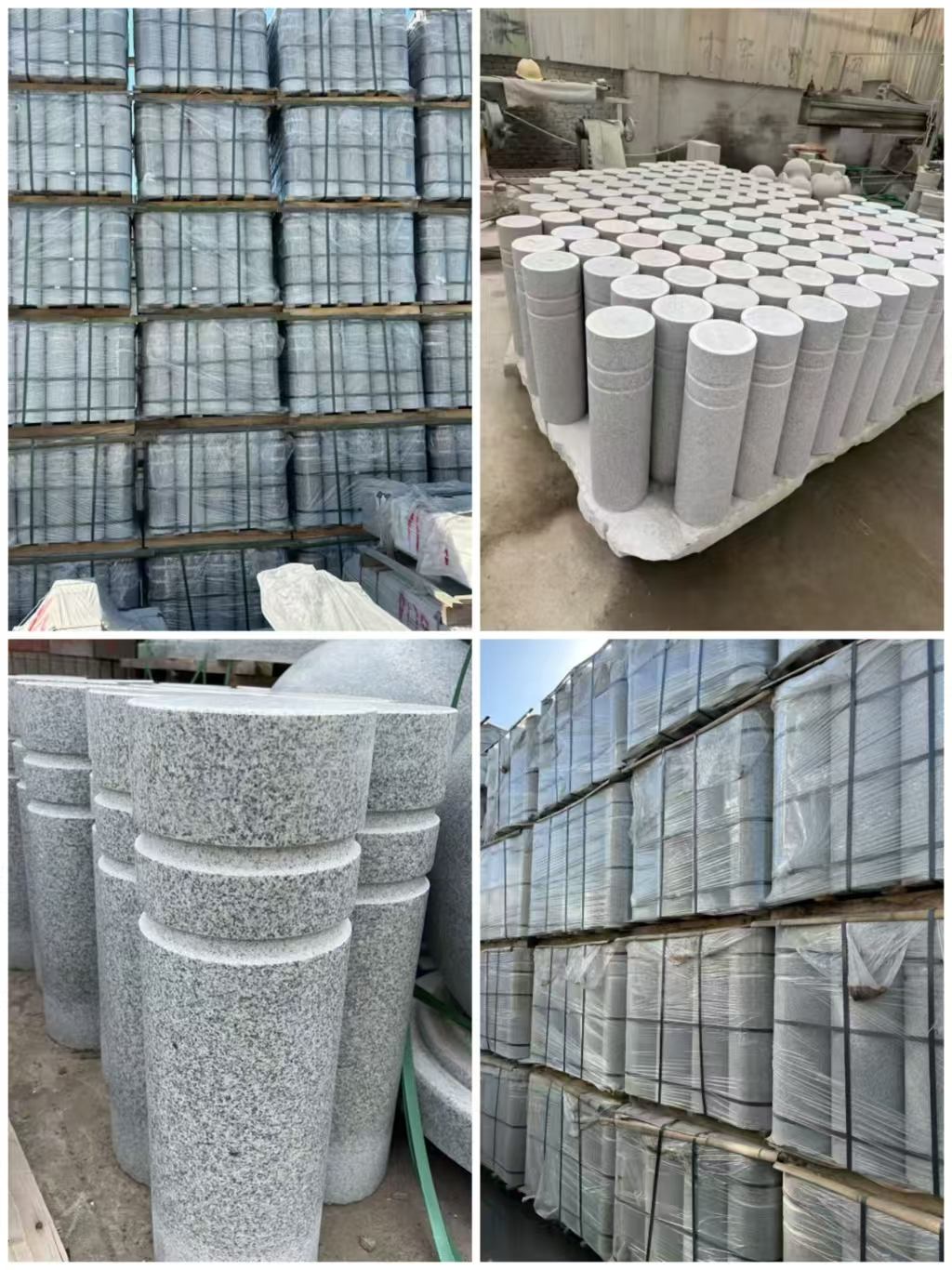 防城港 芝麻白花岗岩挡车柱、隔离柱多少钱